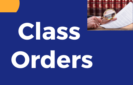 Class Orders